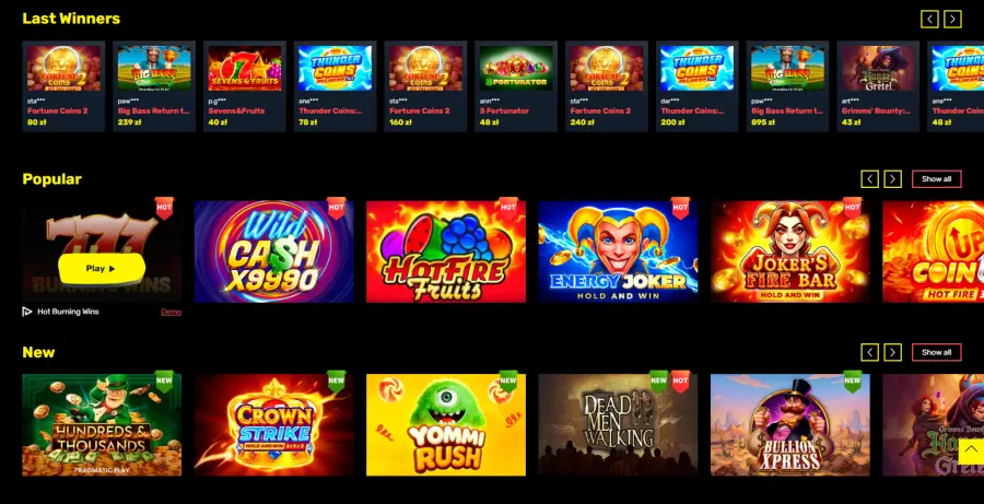 Piperspin casino